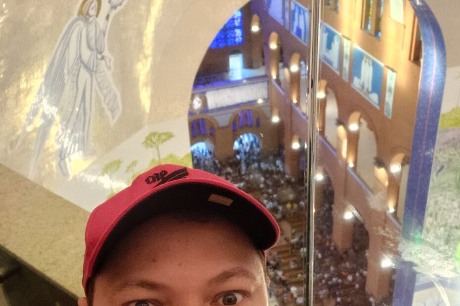 Marcelo no Santuário Nacional de Nossa Senhora da Conceição Aparecida