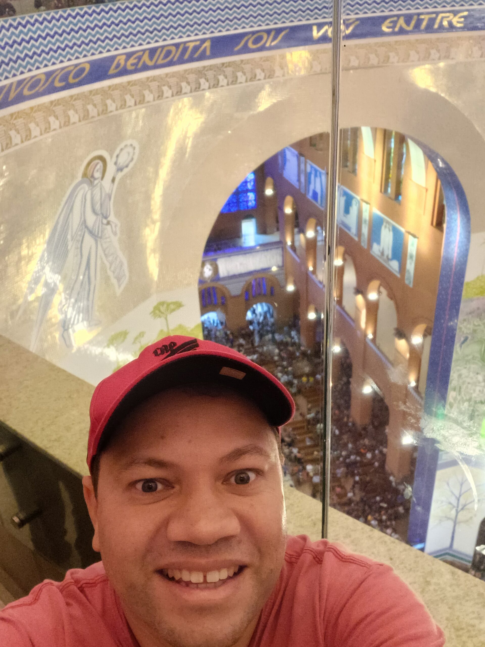 Marcelo no Santuário Nacional de Nossa Senhora da Conceição Aparecida